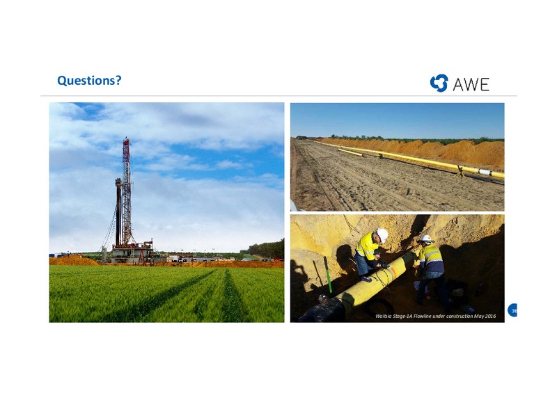 Waitsia Gas Project Investor Site Tour – Awe Limited – slide 45