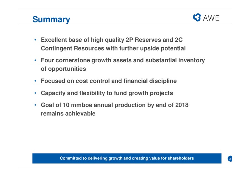 Full Year Results - 2014-2015 – Awe Limited – slide 37