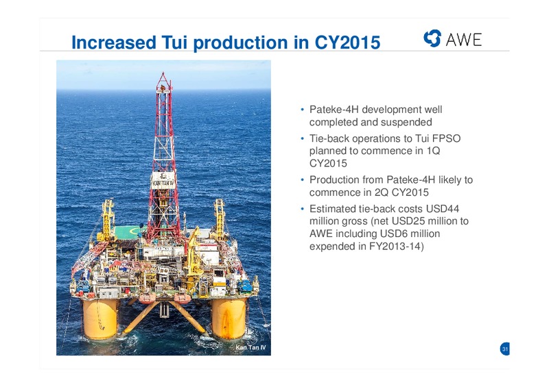 2013 14 FULL YEAR RESULTS – Awe Limited – slide 30