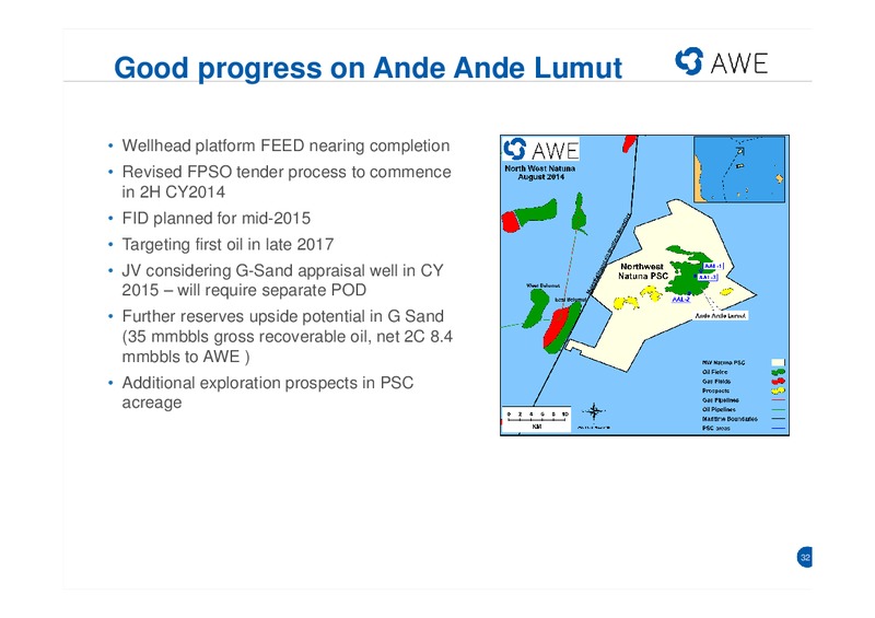 2013 14 FULL YEAR RESULTS – Awe Limited – slide 31