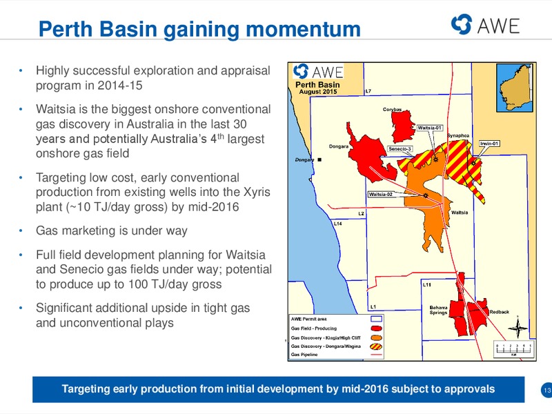 Energy in WA Conference – Awe Limited – slide 12