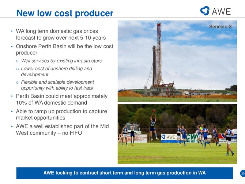 Petroleum Club of WA – Awe Limited – slide 19