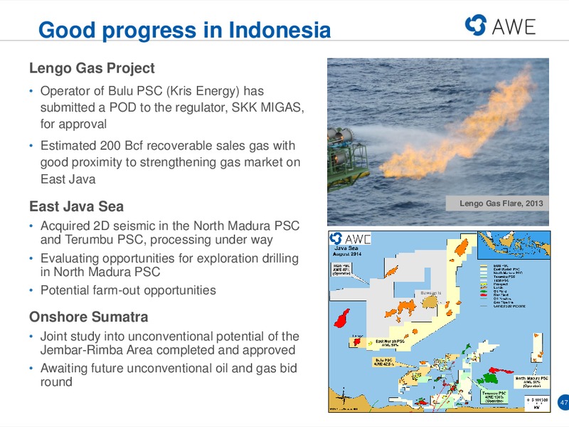 NOVEMBER 2014 ANNUAL GENERAL MEETING – Awe Limited – slide 46