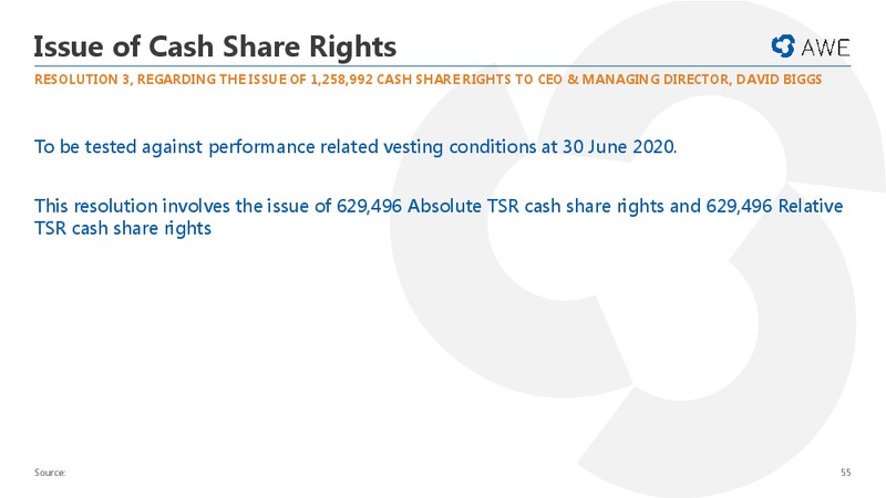 General Meeting – Awe Limited – slide 54