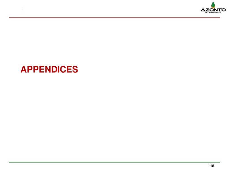 MARCH 2014 Corporate Presentation – Azonto Petroleum Ltd – slide 17