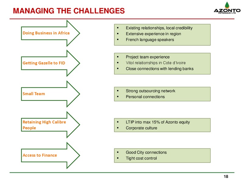 MAY 2014 CORPORATE PRESENTATION – Azonto Petroleum Ltd – slide 17