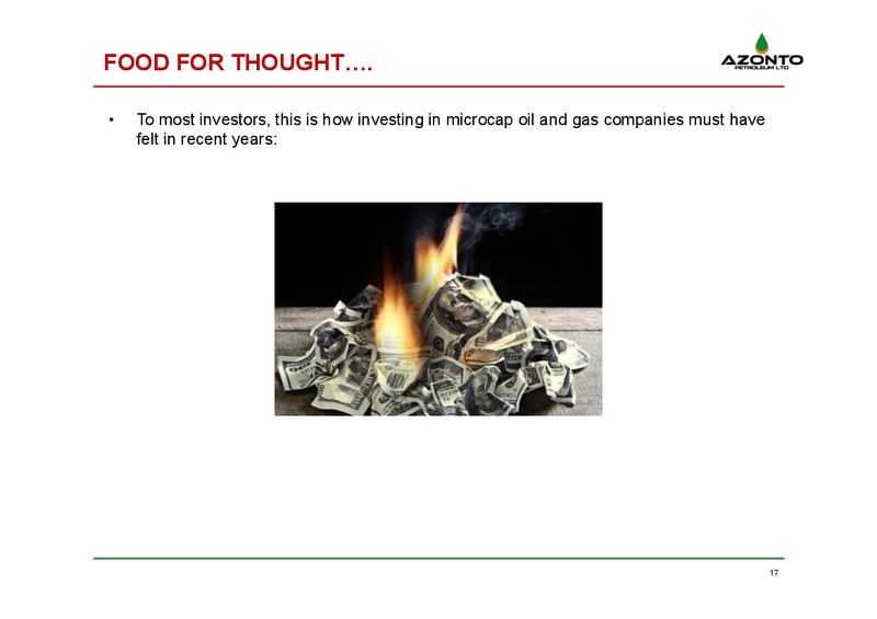 Proactive Investors Hydrocarbon Forum – Azonto Petroleum Ltd – slide 16