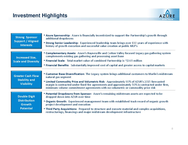 August 2015 Investor Presentation – Azure Midstream Partners Lp – slide 10