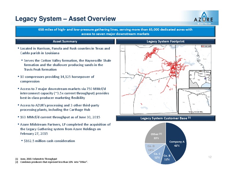 August 2015 Investor Presentation – Azure Midstream Partners Lp – slide 15