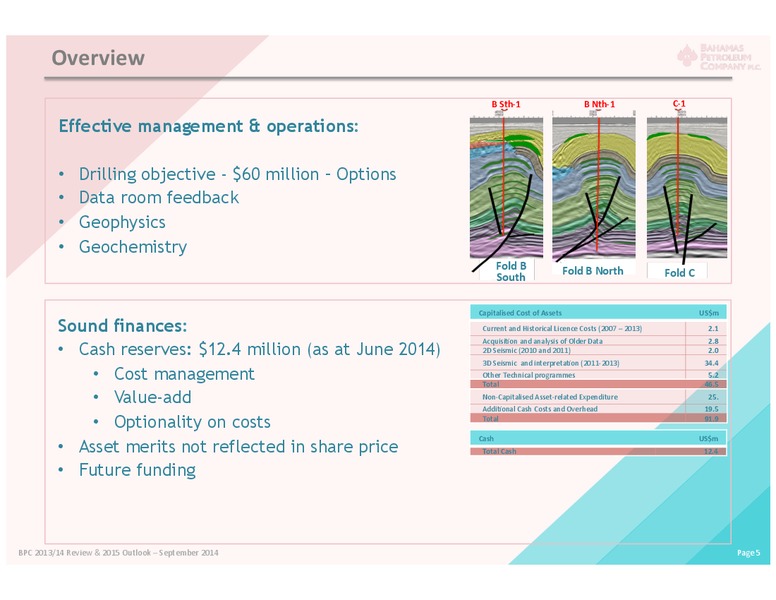 Shareholder Meeting – Bahamas Petroleum – slide 4