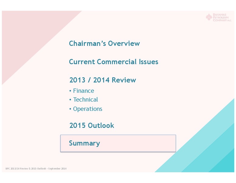 Shareholder Meeting – Bahamas Petroleum – slide 31