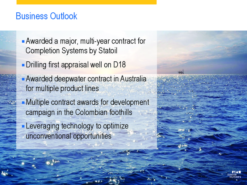 Earnings Conference Call Q4 2013 – Baker Hughes – slide 14