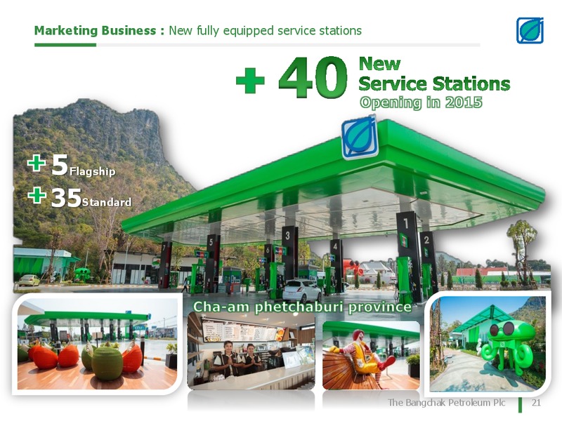 Q1 2015 RESULTS – Bangchak Petroleum Plc – slide 21