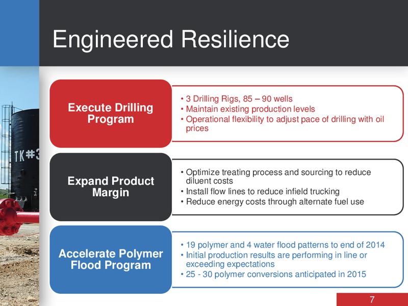 JANUARY 2015 CORPORATE PRESENTATION – Bankers Petroleum Ltd. – slide 6