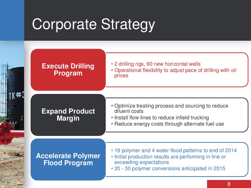 APRIL 2015 CORPORATE PRESENTATION – Bankers Petroleum Ltd. – slide 7