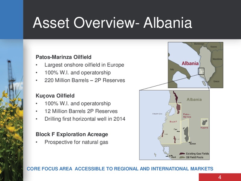Corporate Presentation – Bankers Petroleum Ltd. – slide 3