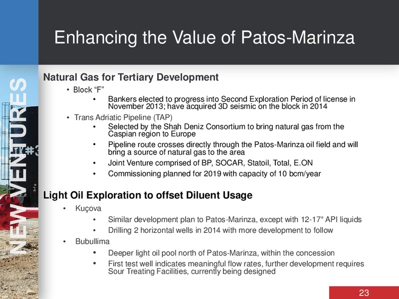 Corporate Presentation – Bankers Petroleum Ltd. – slide 22