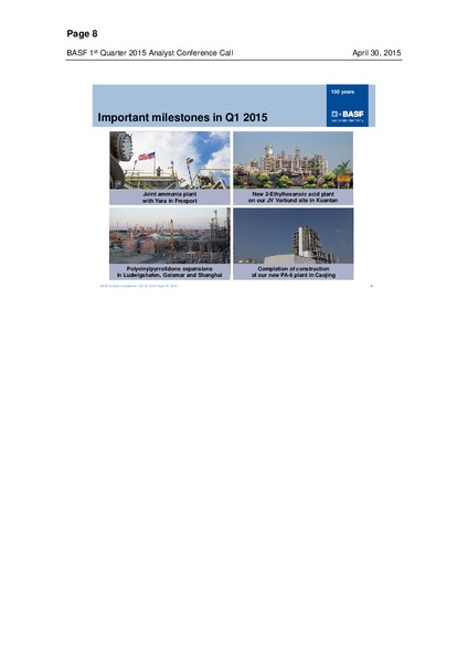 Q1 2015 Earnings Call – Basf Se – slide 7