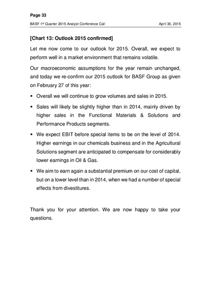 Q1 2015 Earnings Call – Basf Se – slide 32