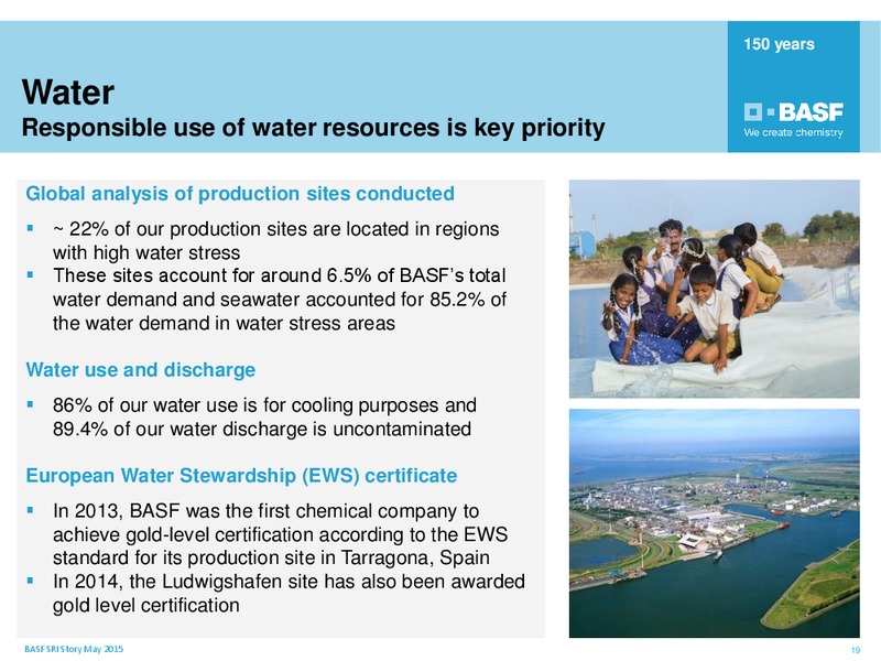 May 2015 Roadshow Paris – Basf Se – slide 18