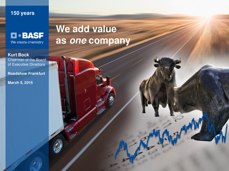 Roadshow Frankfurt – Basf Se – slide 1