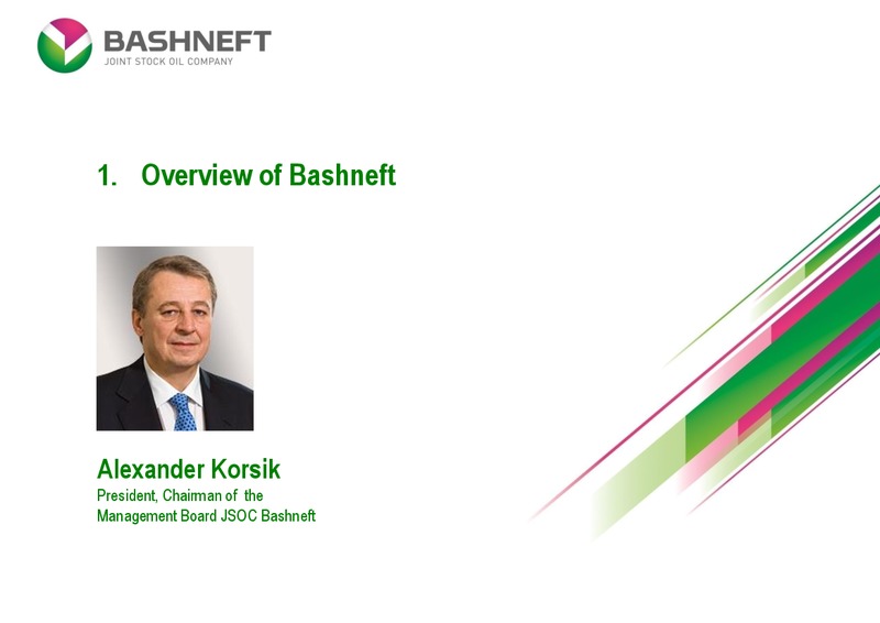 INVESTOR DAY PRESENTATION – Bashneft – slide 2