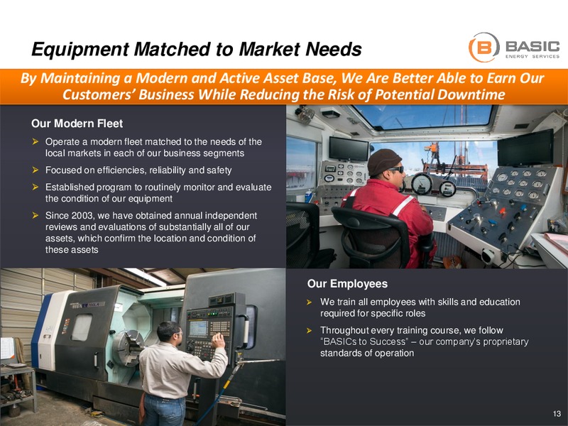 ENERCOM OIL GAS CONFERENCE – Basic Energy Services Inc. – slide 12