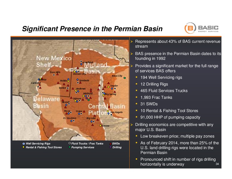 Analyst Day – Basic Energy Services Inc. – slide 33