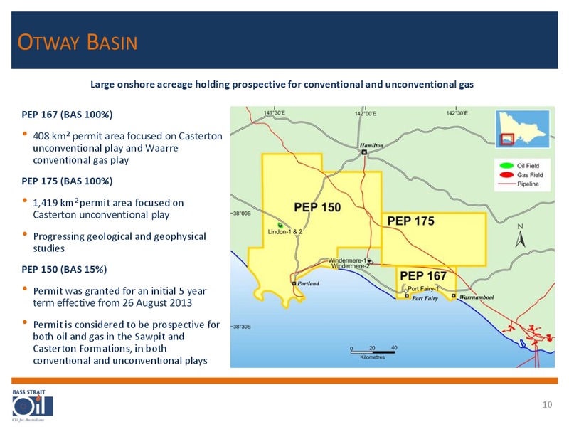 INVESTOR PRESENTATION – Bass Strait O&g – slide 9