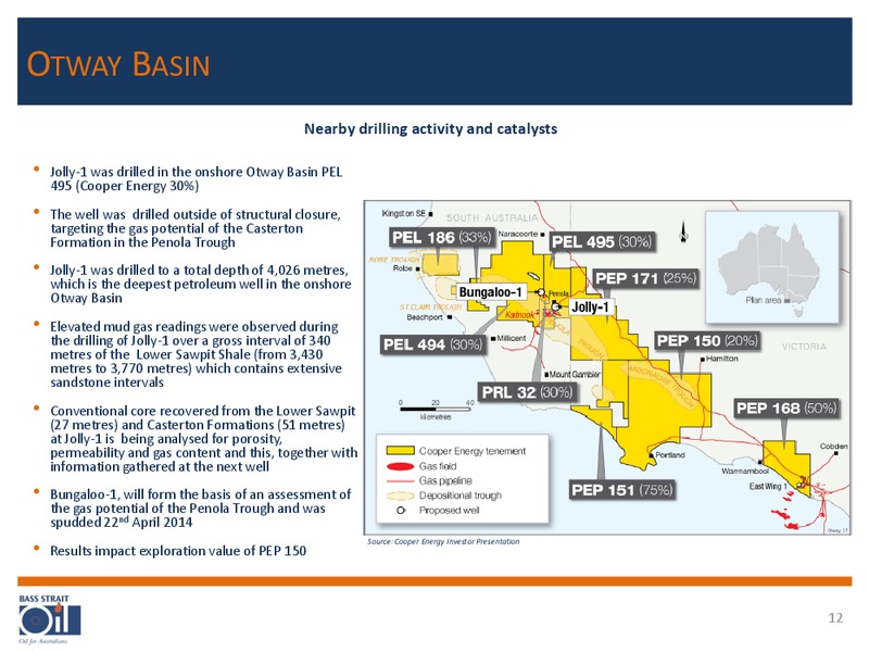 INVESTOR PRESENTATION – Bass Strait O&g – slide 11
