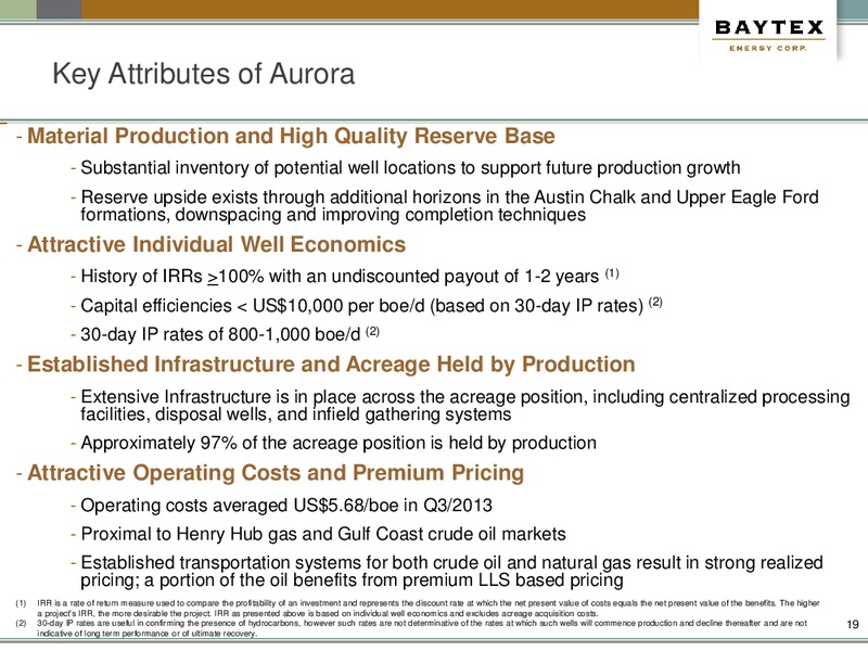 March Presentation – Baytex Energy Corp. – slide 15