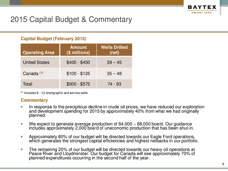 ANNUAL MEETING OF SHAREHOLDERS – Baytex Energy Corp. – slide 6