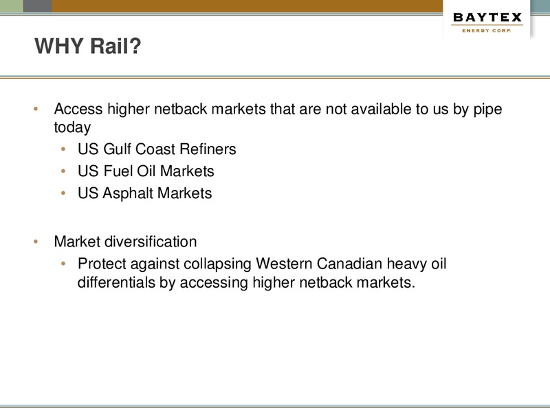 RBC June 2014 Crude Oil by Rail – Baytex Energy Corp. – slide 5