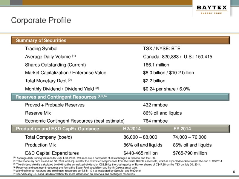 ENERCOMS THE OIL & GAS CONFERENCE – Baytex Energy Corp. – slide 3