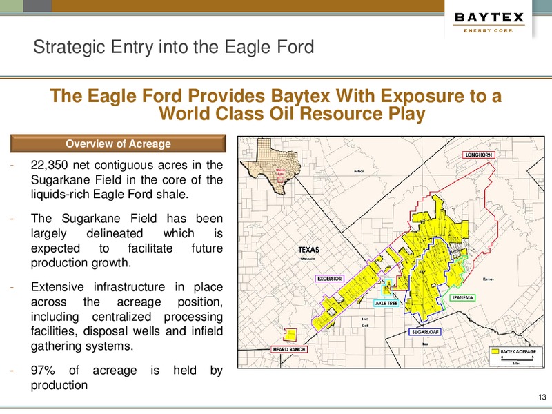 OCTOBER PRESENTATION – Baytex Energy Corp. – slide 10