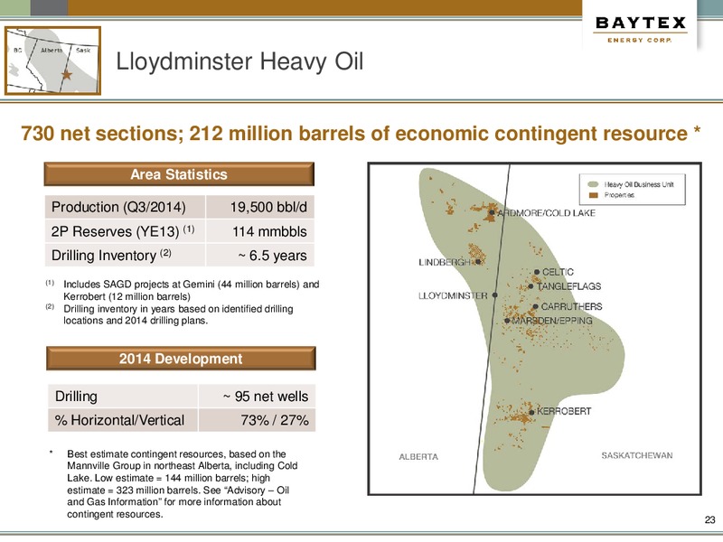 NOVEMBER PRESENTATION – Baytex Energy Corp. – slide 20
