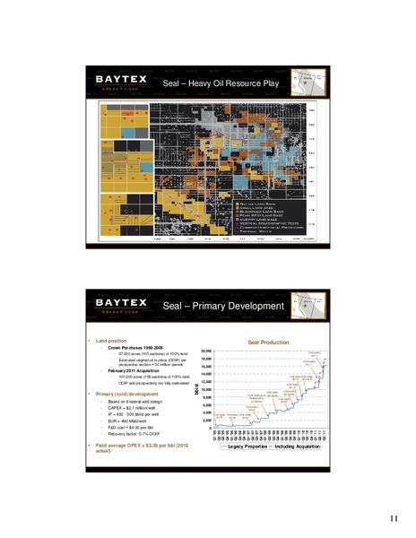Bank of America Merrill Lynch 2011 Global Energy Conference – Baytex Energy Corp. – slide 10