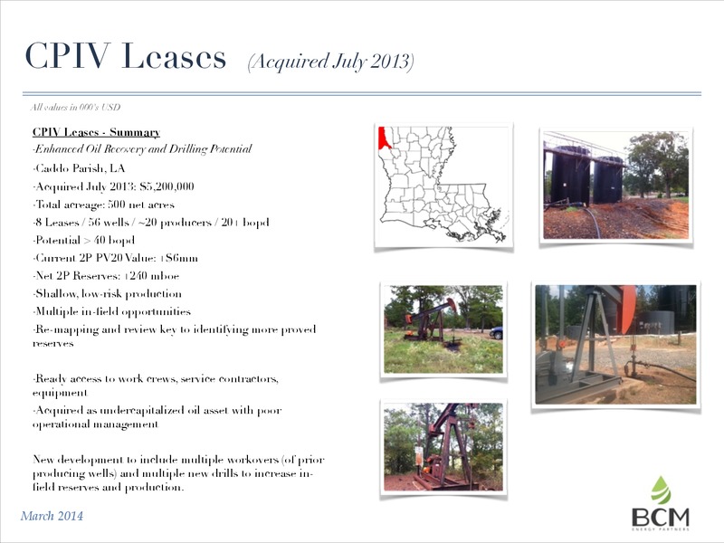 General Business Presentation – Bcm Energy Partners, Inc. – slide 12