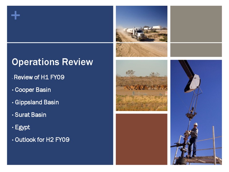 Q2 2009 RESULTS – Beach Energy Limited – slide 14