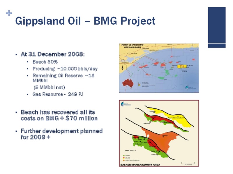 Q2 2009 RESULTS – Beach Energy Limited – slide 23