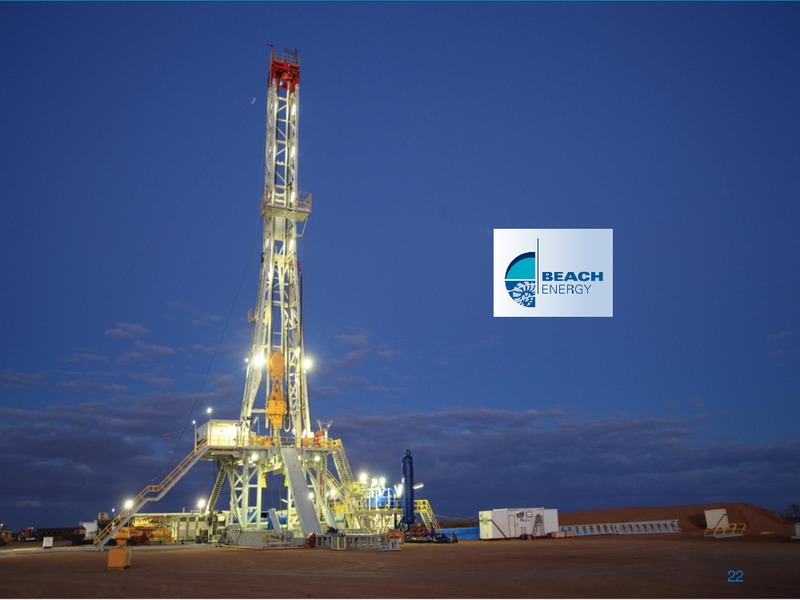 7TH ANNUAL INVESTMENT CONFERENCE – Beach Energy Limited – slide 21