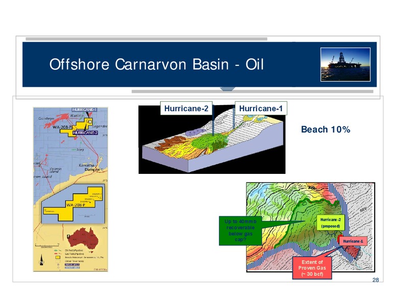 MARCH 2007 INVESTORS PRESENTATION – Beach Energy Limited – slide 28
