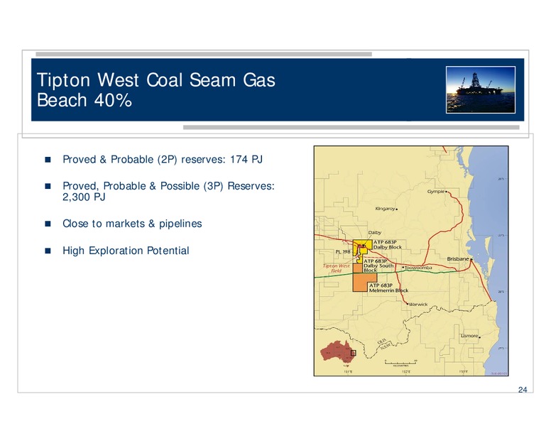 MARCH 2007 INVESTOR PRESENTATION – Beach Energy Limited – slide 24
