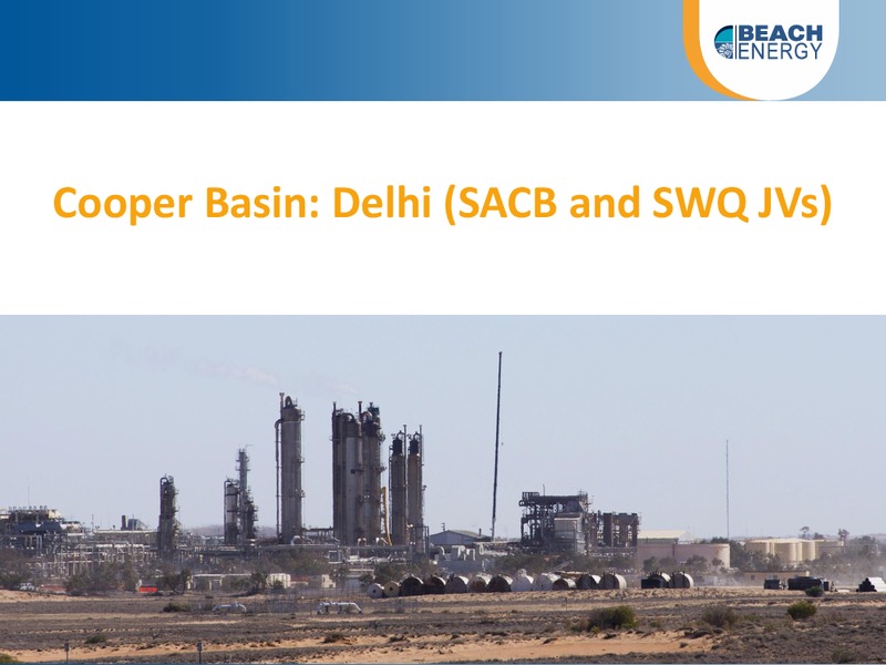 NON DEAL ROADSHOW – Beach Energy Limited – slide 35