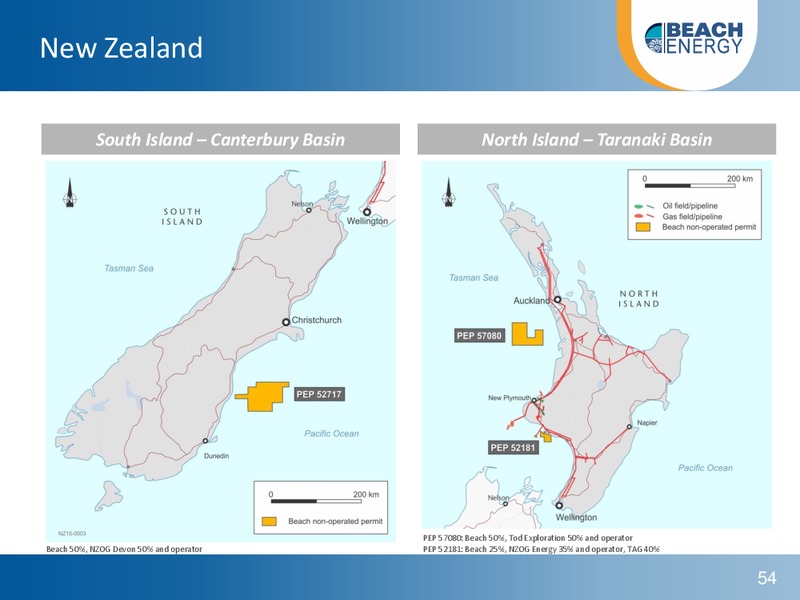 NON DEAL ROADSHOW – Beach Energy Limited – slide 53