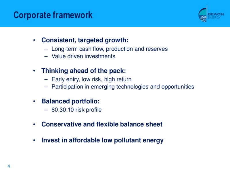 WILSON HTM ENERGY CONFERENCE – Beach Energy Limited – slide 3