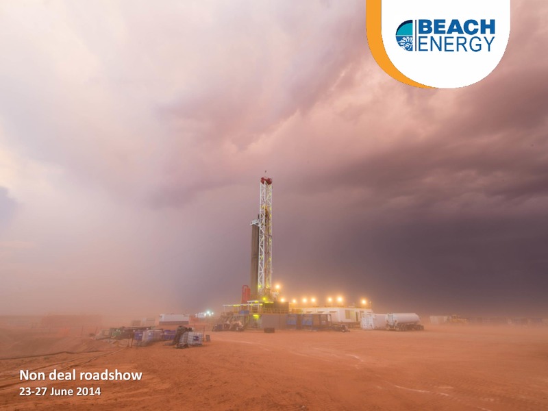 NON DEAL ROADSHOW – Beach Energy Limited – slide 1