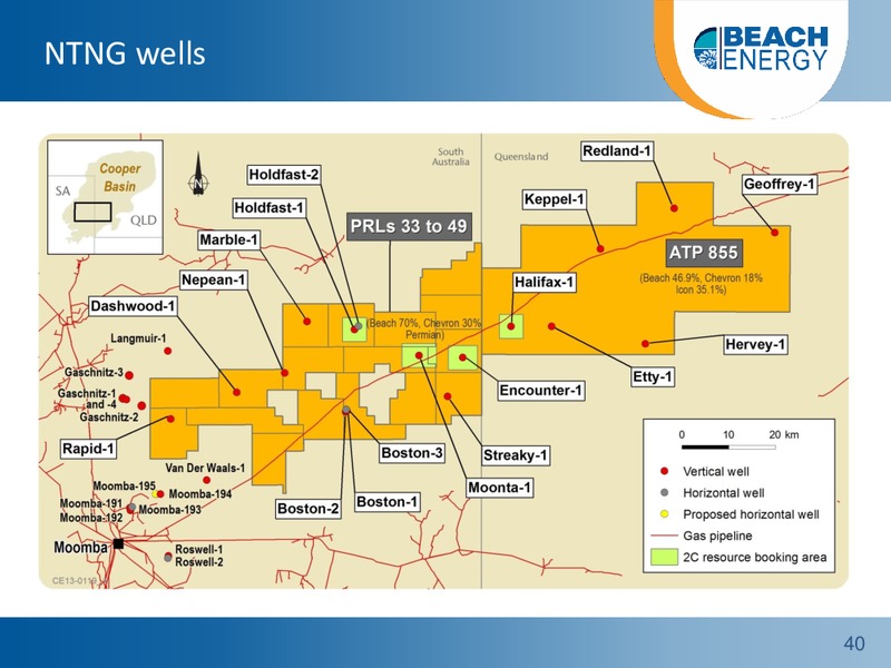 NON DEAL ROADSHOW – Beach Energy Limited – slide 39