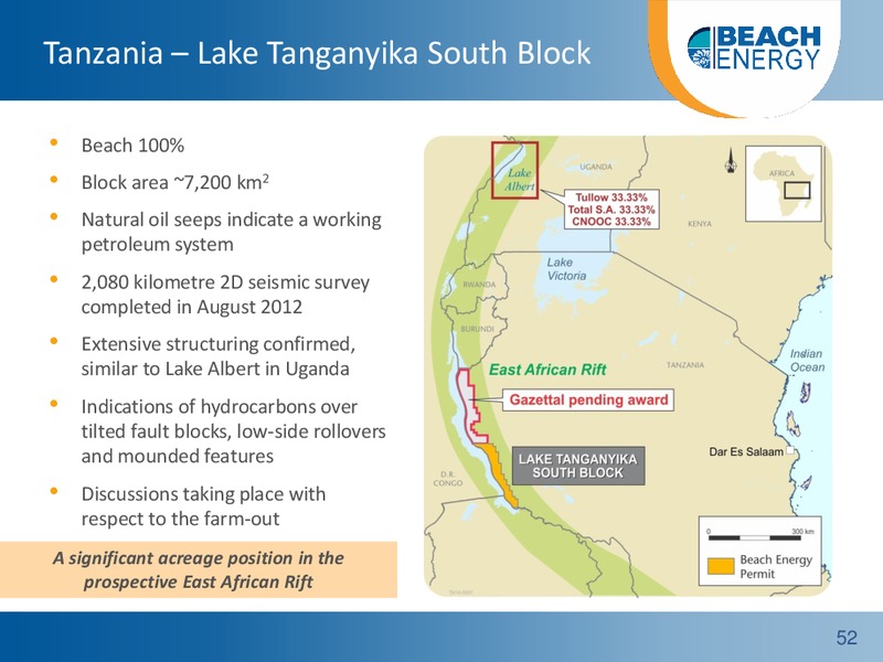 NON DEAL ROADSHOW – Beach Energy Limited – slide 51