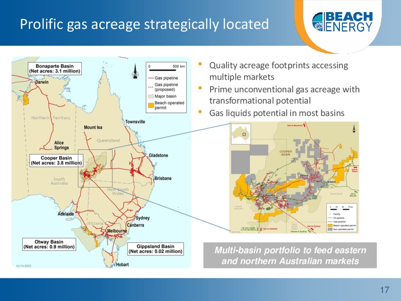 FY14 Full Year Results Roadshow – Beach Energy Limited – slide 16